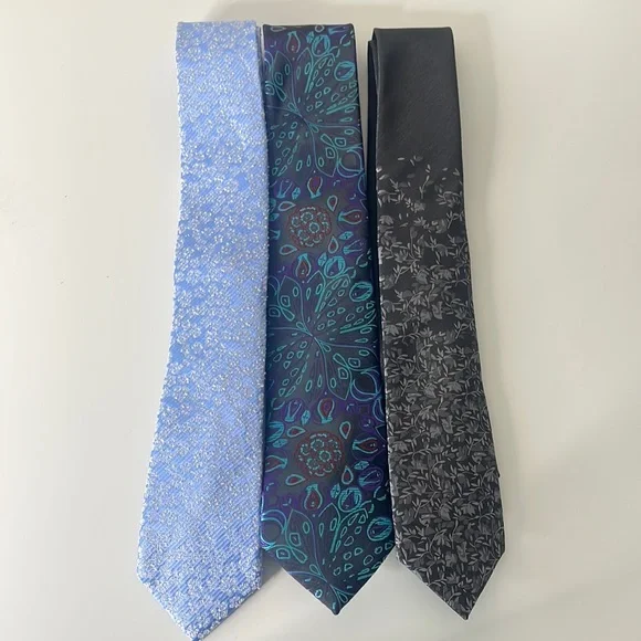 Floral Ties - Bundle of 3 - Picture 1 of 9